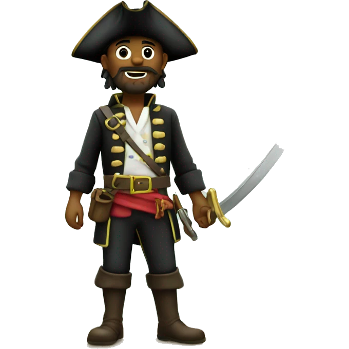 Pirate in forest emoji