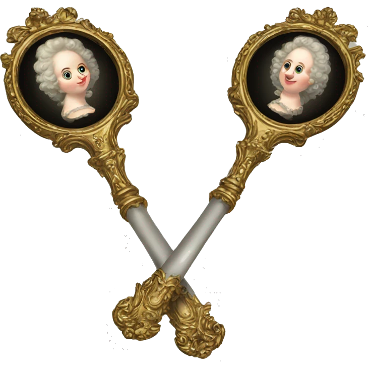 rococo hand mirror emoji