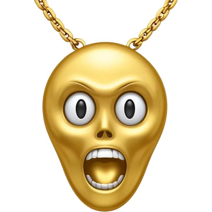 scream icon neckless  emoji