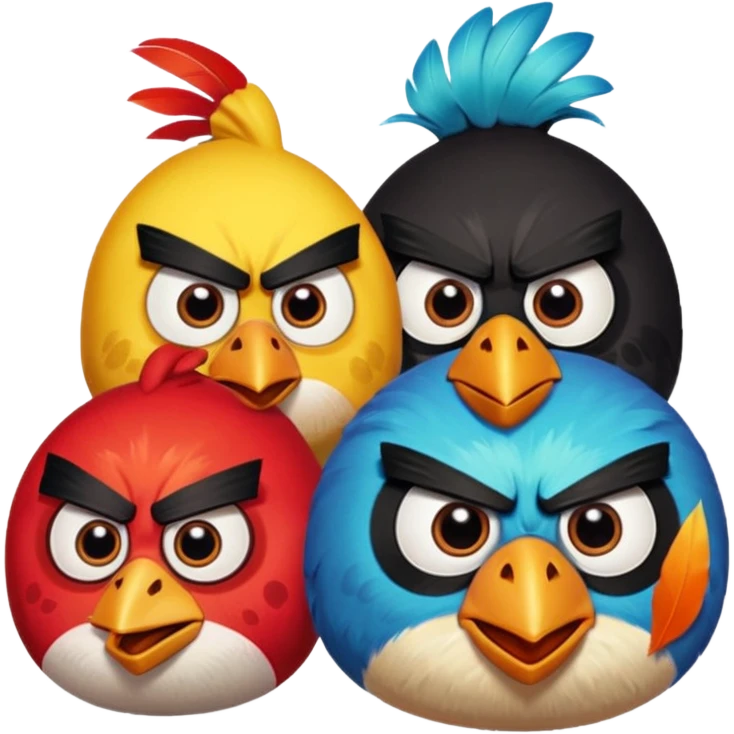 Angry birds r emoji