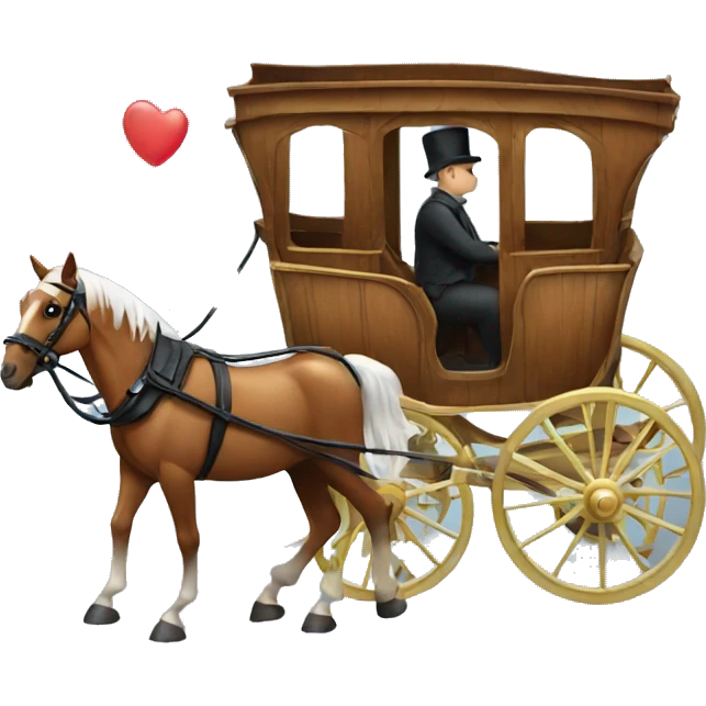 horse and buggy emoji