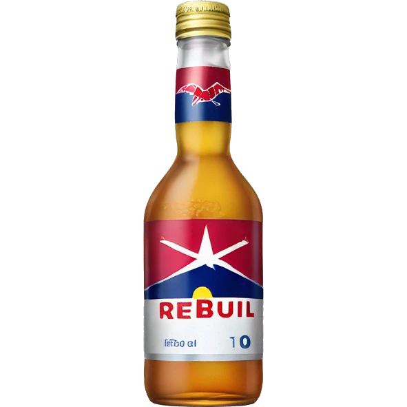 Vodka redbull drink  emoji