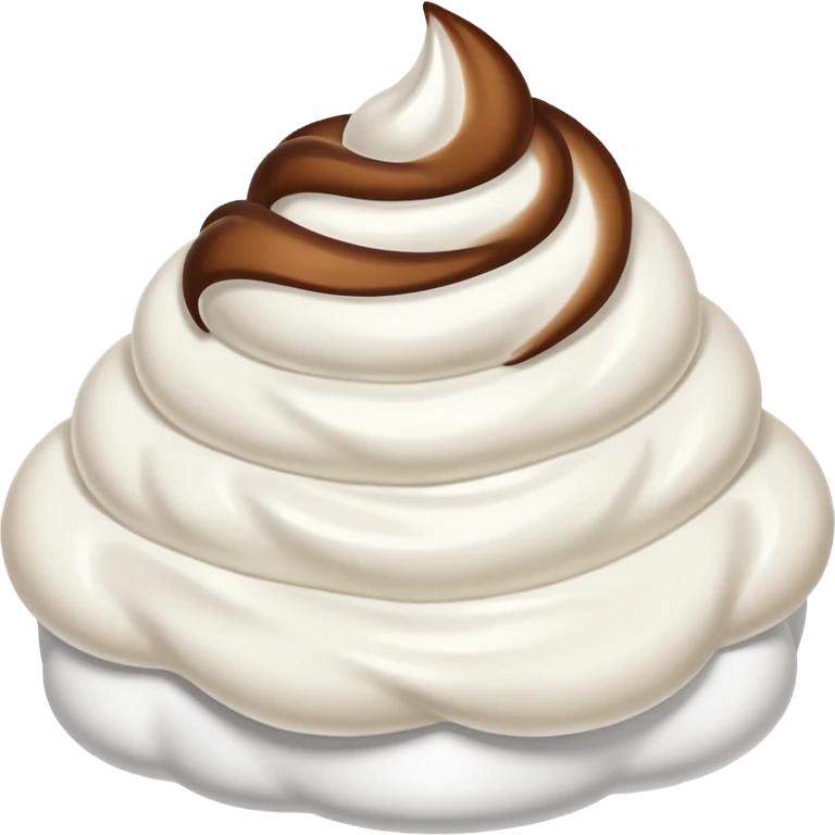 A lot of cream in butt emoji