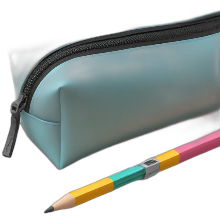 pencil case with zipper emoji