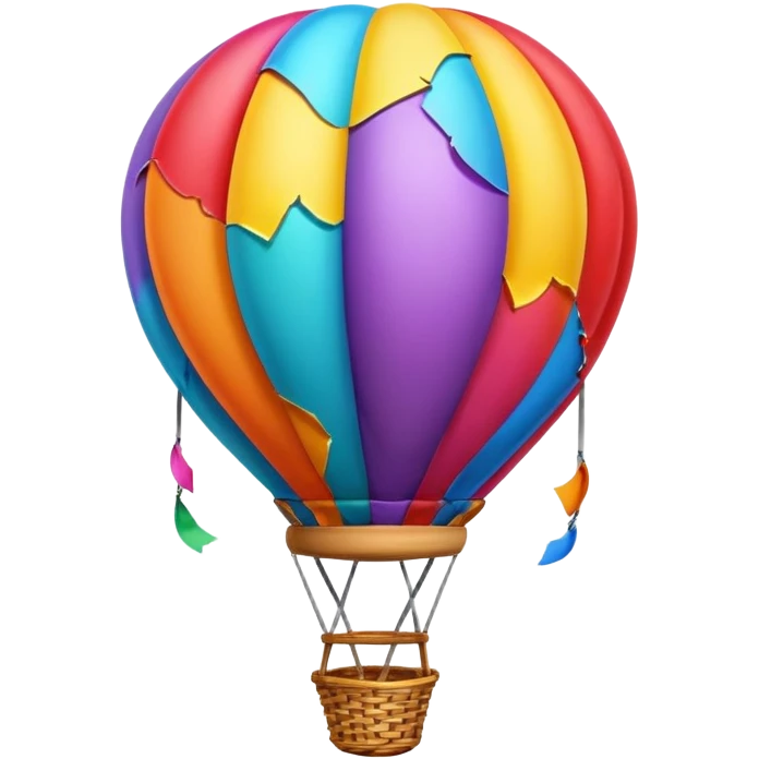 Popped air balloon emoji