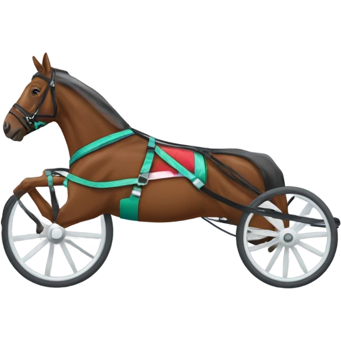harness racecart emoji