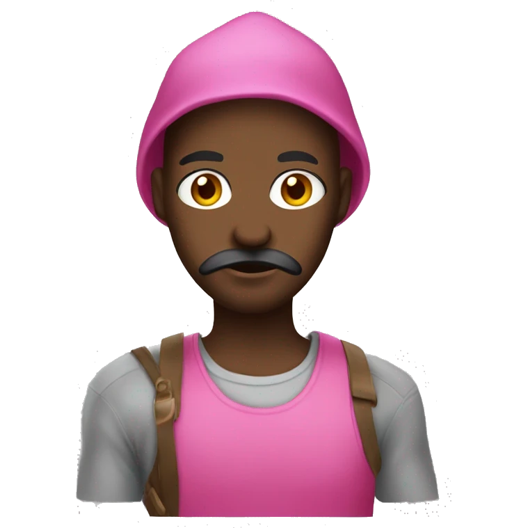 Robber with pink dress emoji