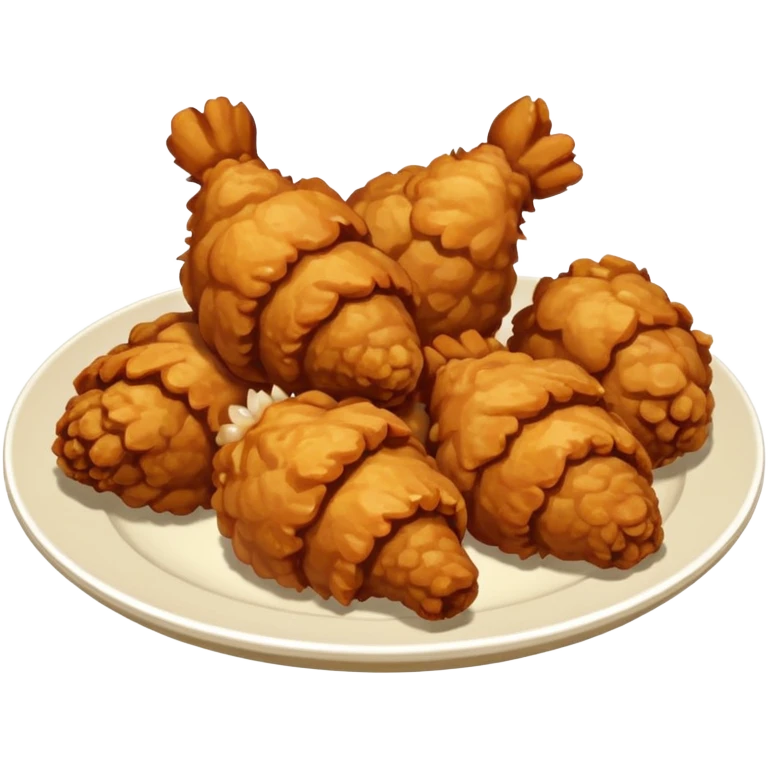 Japanese fried chicken karaage emoji