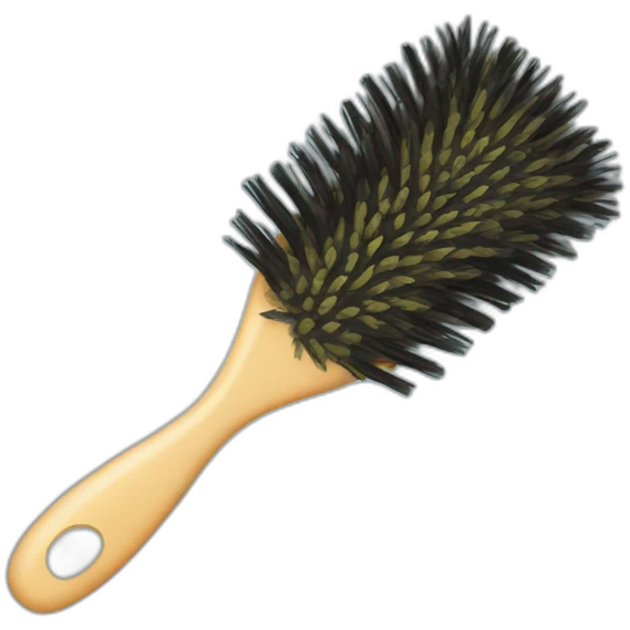 Brosse à cheveux emoji