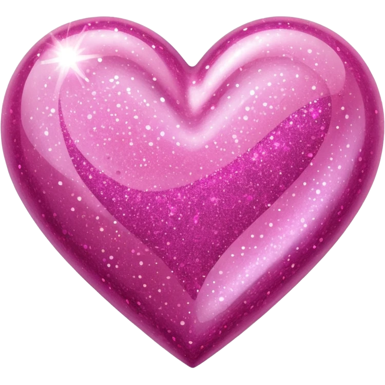 heart with pink glitter emoji