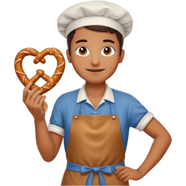 pretzel seller emoji