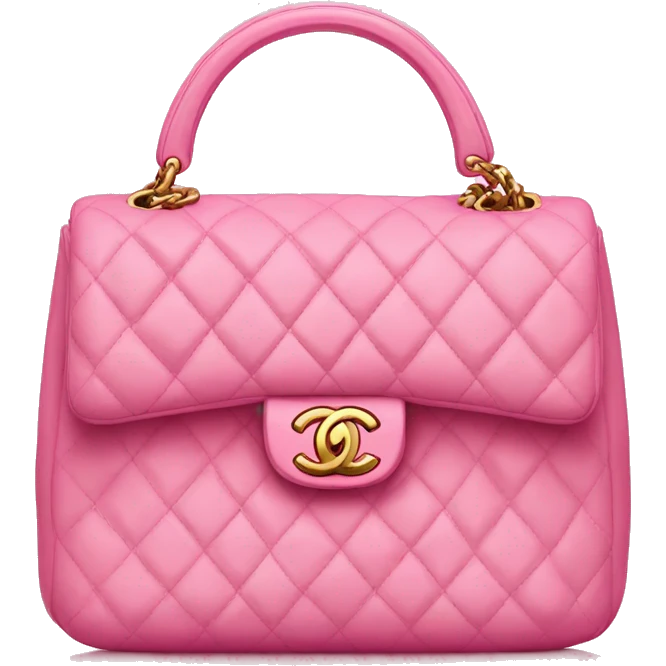 Pink Chanel bag emoji