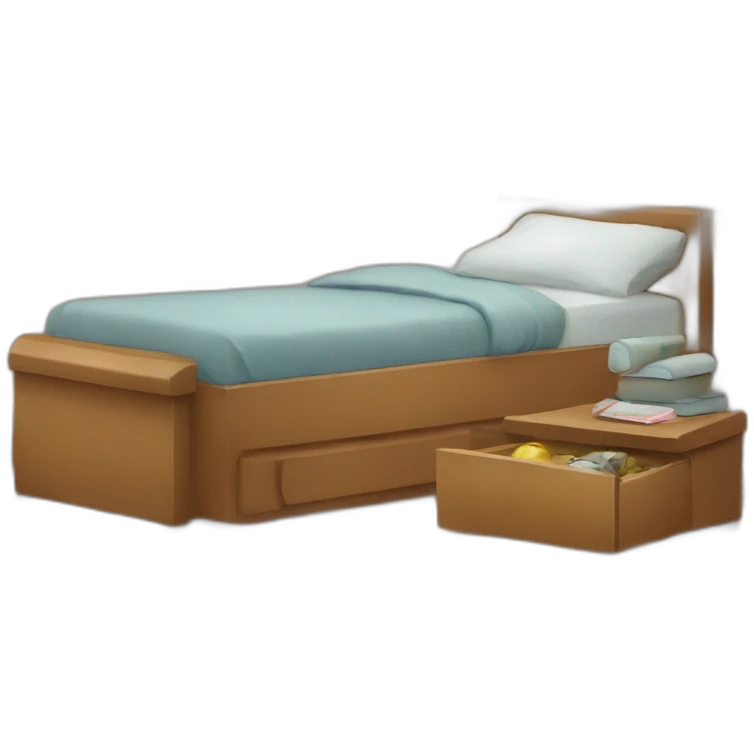 Un tiroir qui dort emoji