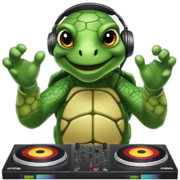 Dj Turtle emoji
