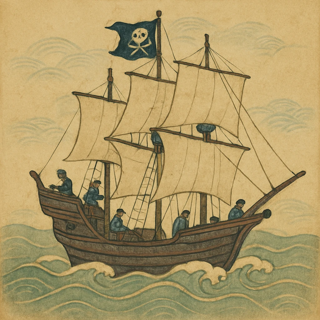 pirate ship emoji