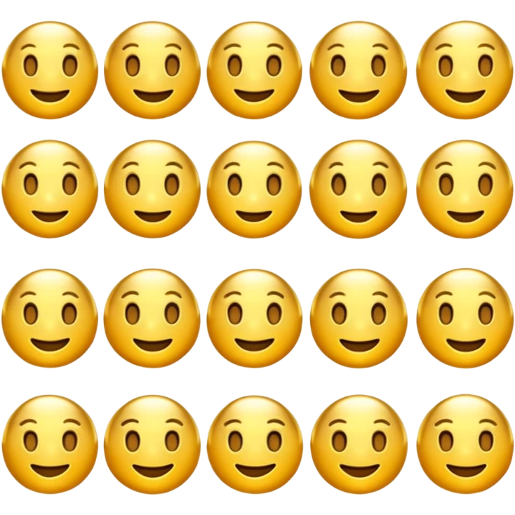 create a golden gold emoji  the most attractive any one or all of them ill choose it should be fully golden emoji