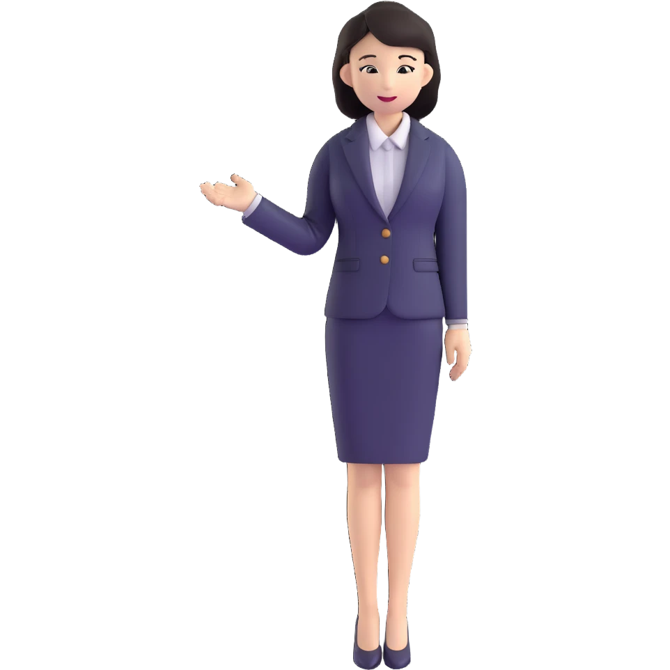 Japanese business woman in professional attire emoji