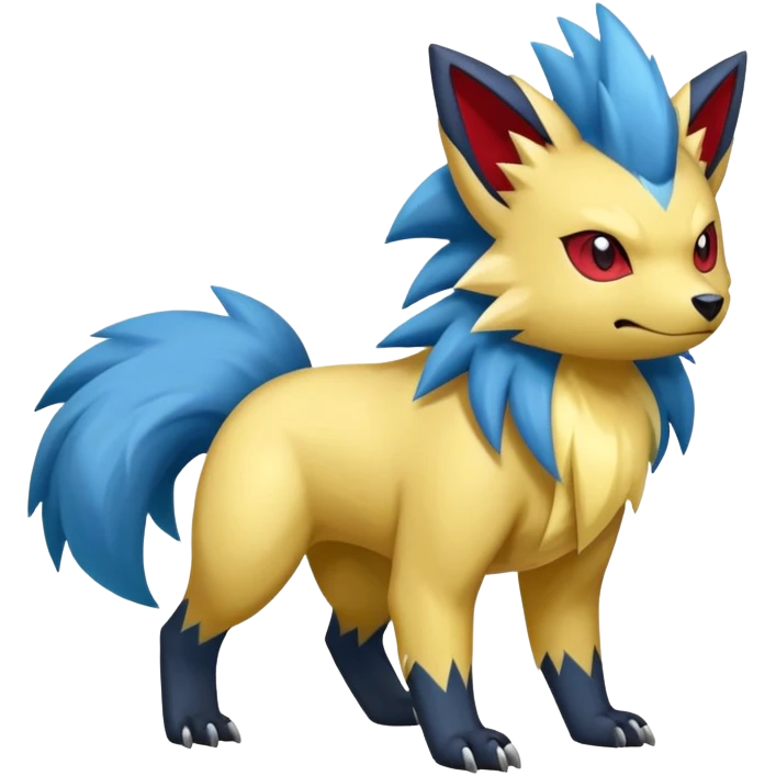 Manectric-Zorua-Fakémon-hybrid-creature (full body)  emoji
