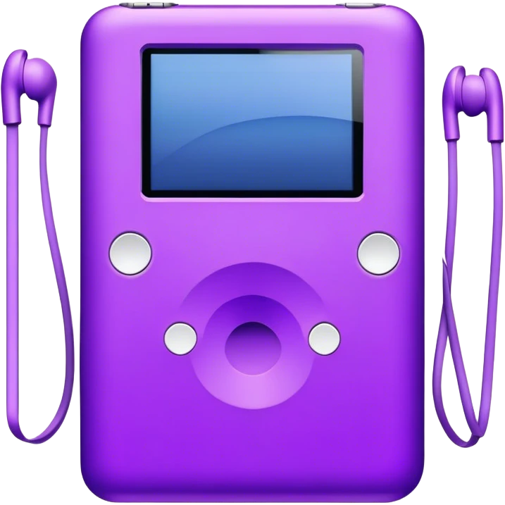 Purple iPod emoji emoji