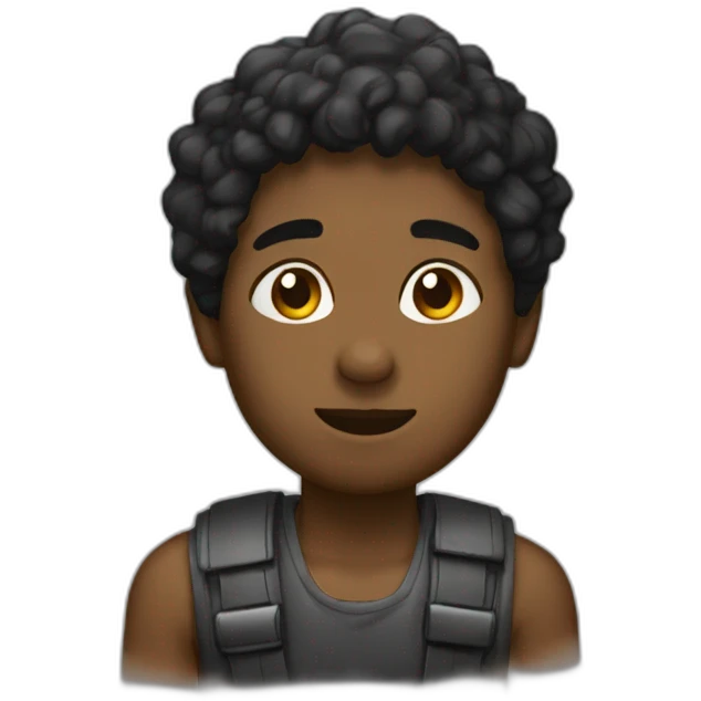 Una cinta negra de difuntos emoji