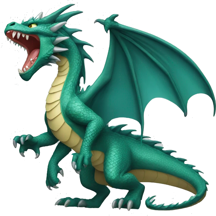 roaring dragon emoji