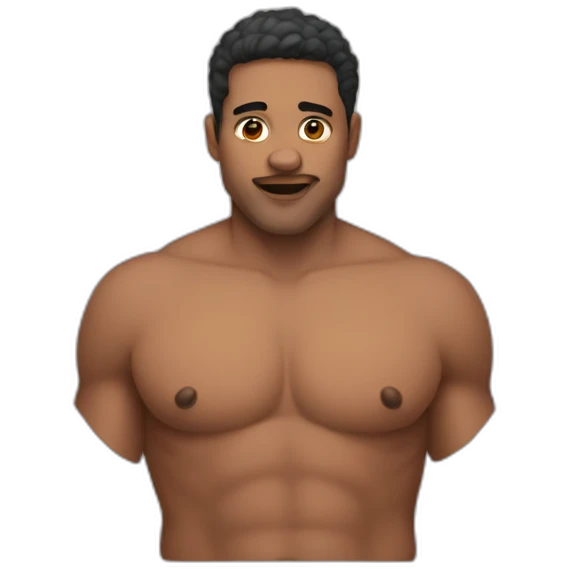 male boobs emoji