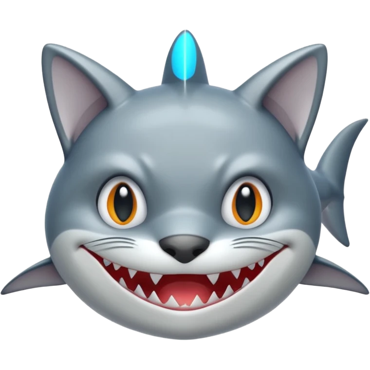 shark x cat emoji