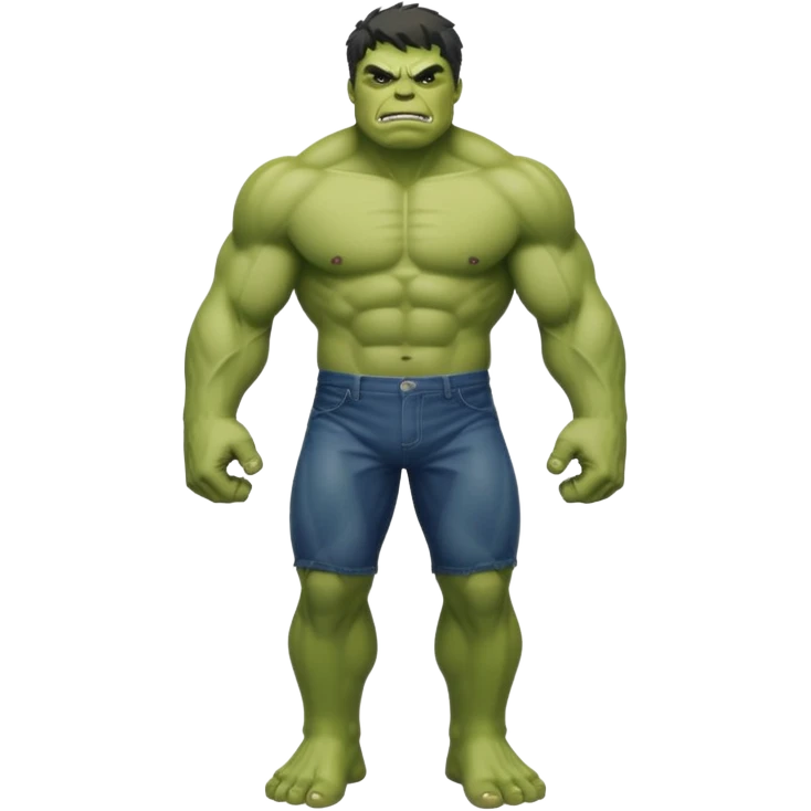 Hulk full body emoji