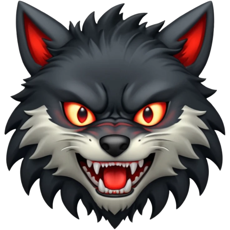 Loup des ténèbres emoji