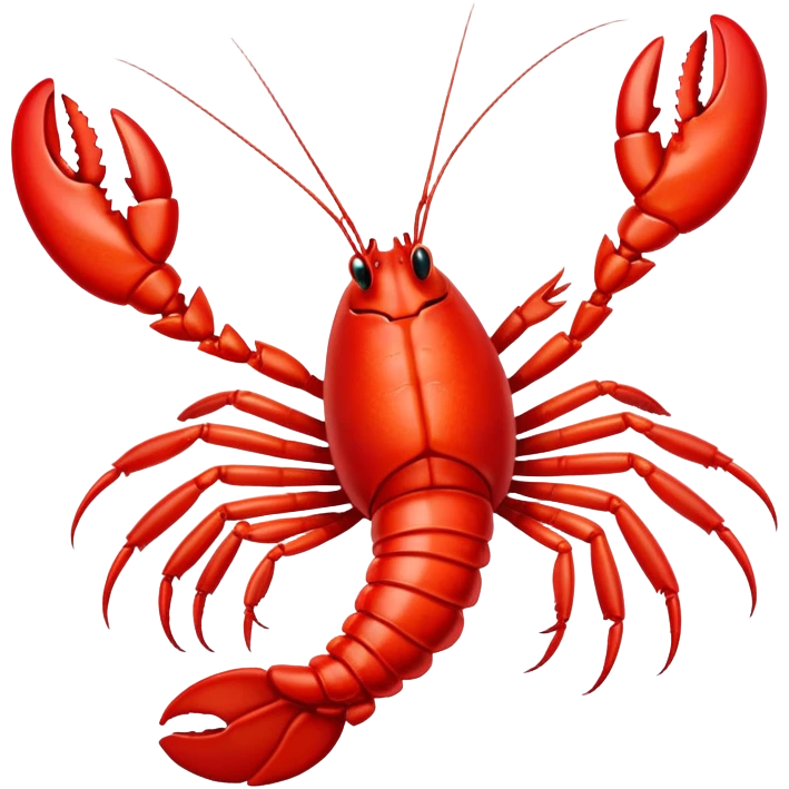 Go-go dancing lobster emoji