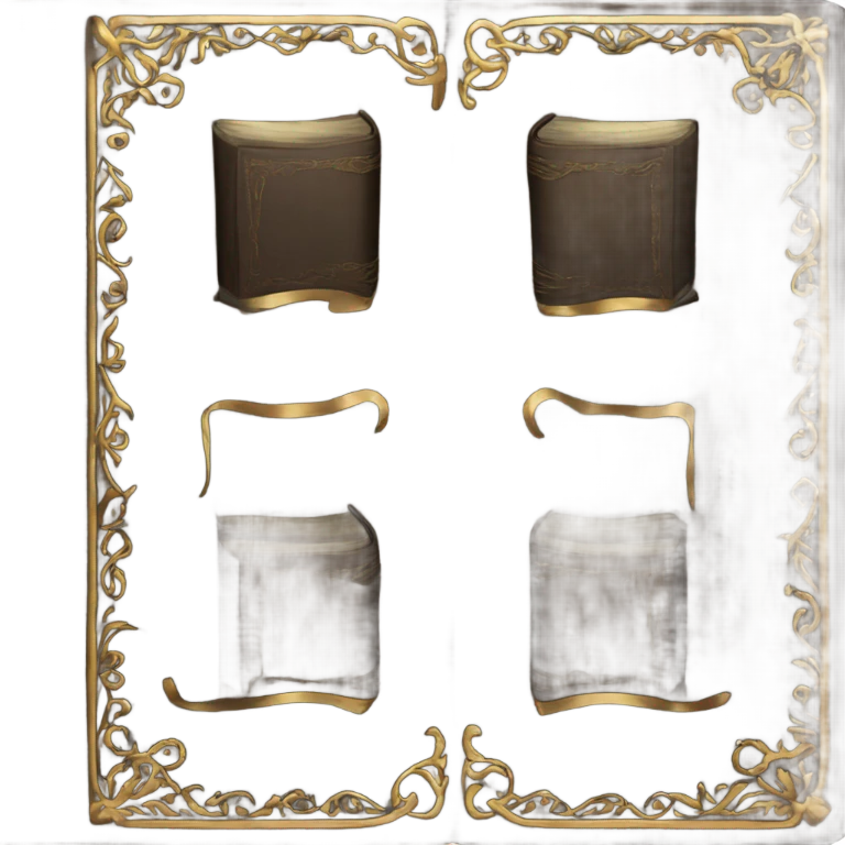 luxury dark book emoji
