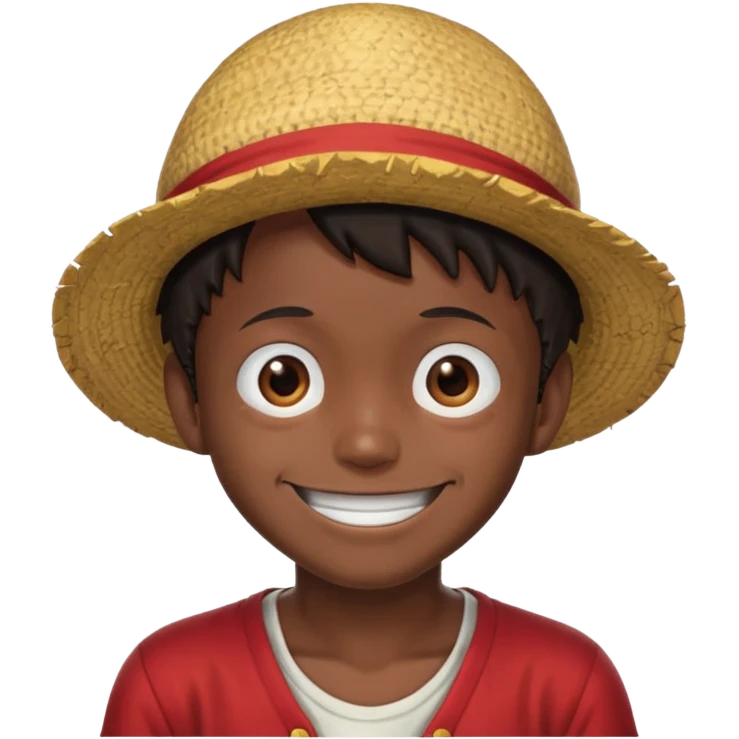 Luffy dark emoji