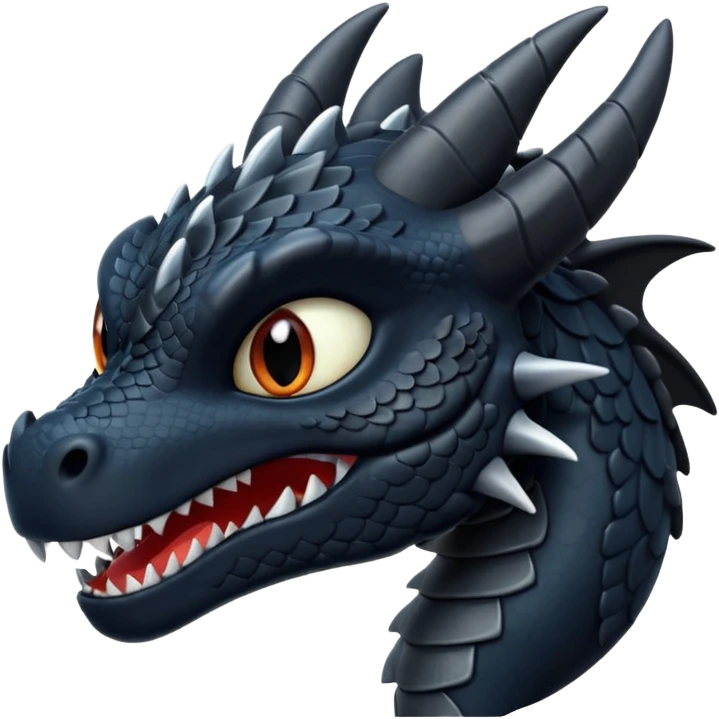 Un dragón furia nocturna emoji
