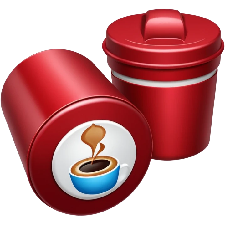  dark red vertuo coffee pods not the machine emoji