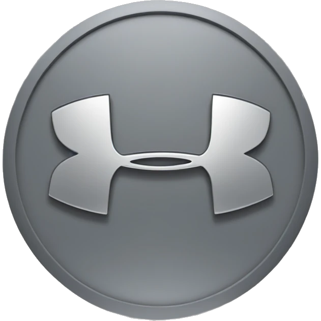 Under armour grey logo emoji