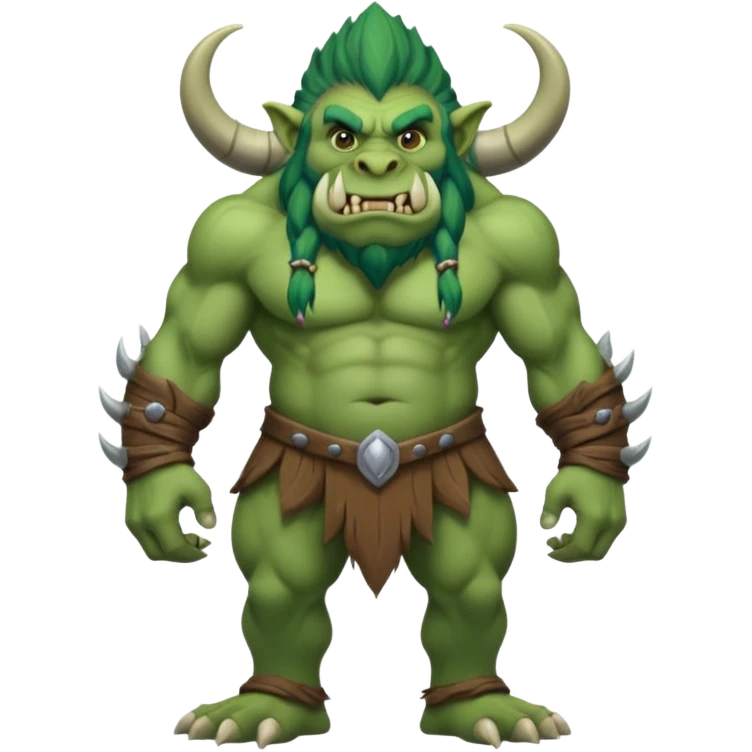 Troll full body emoji