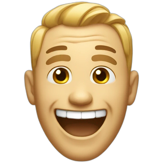 Laughing man emoji