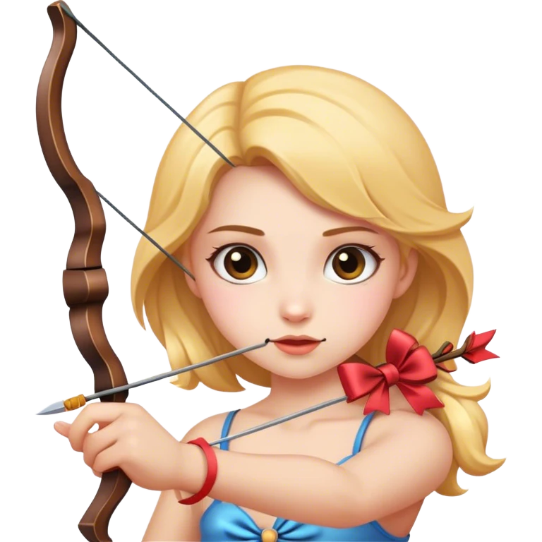Girl with bow emoji