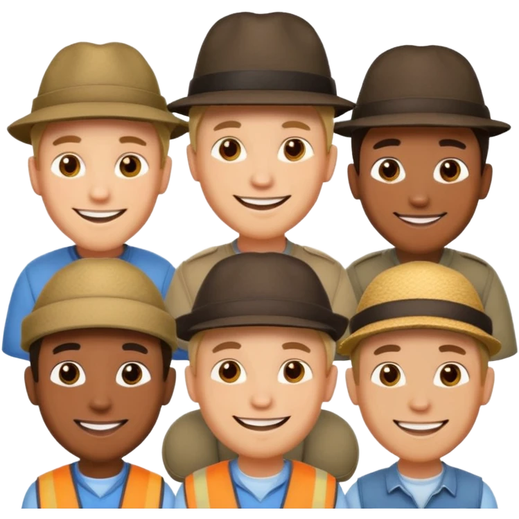 Catoon men emoji