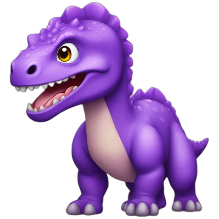 purple dinosaur emoji
