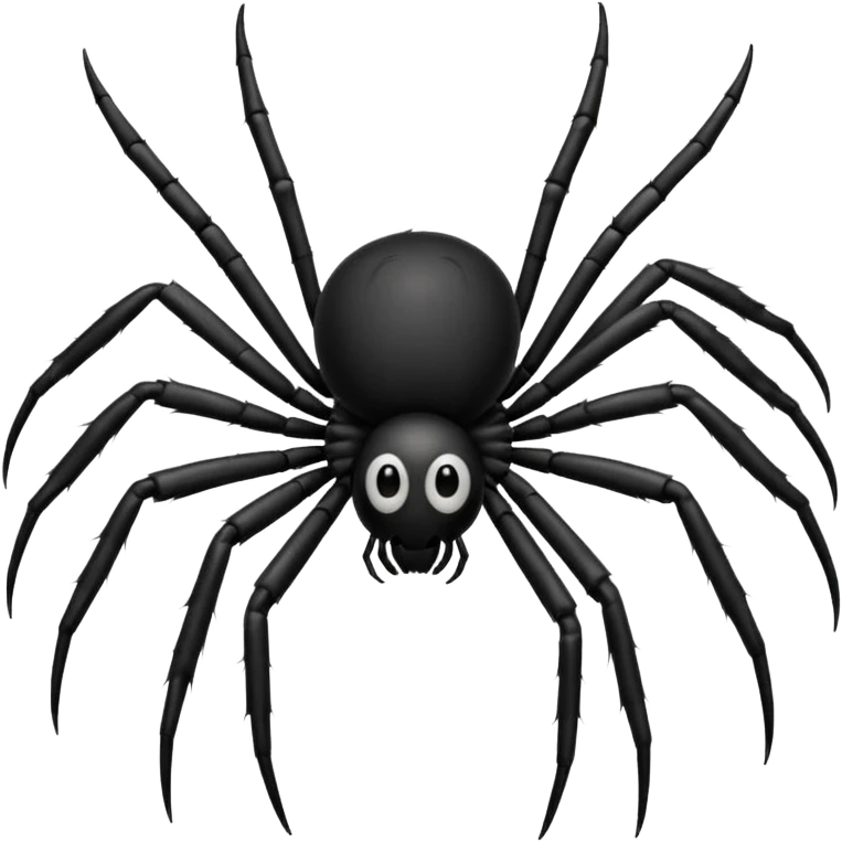 black back spider emoji