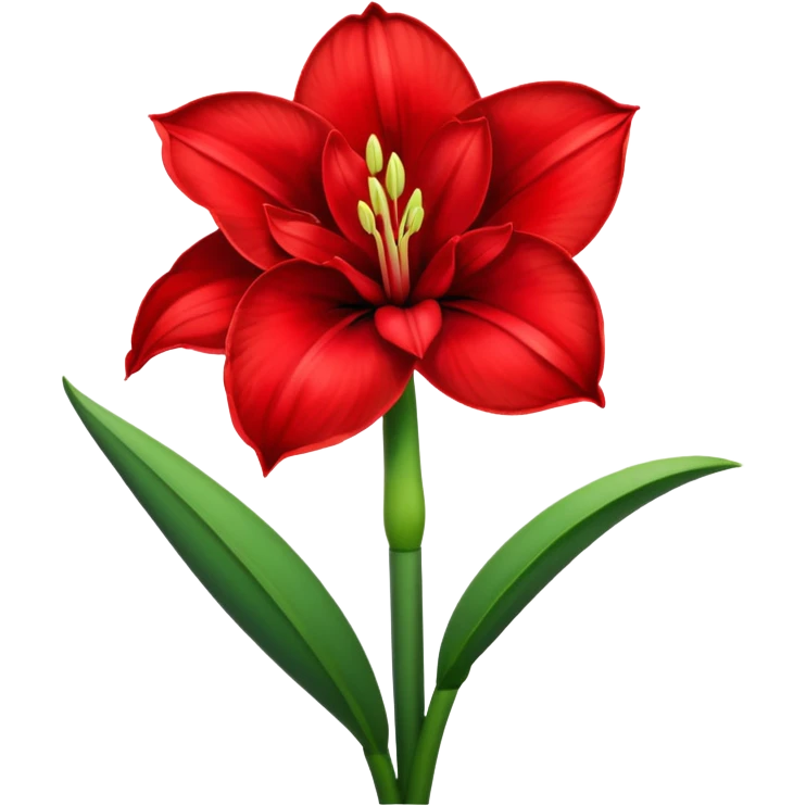 Can you make red Amaryllis emoji