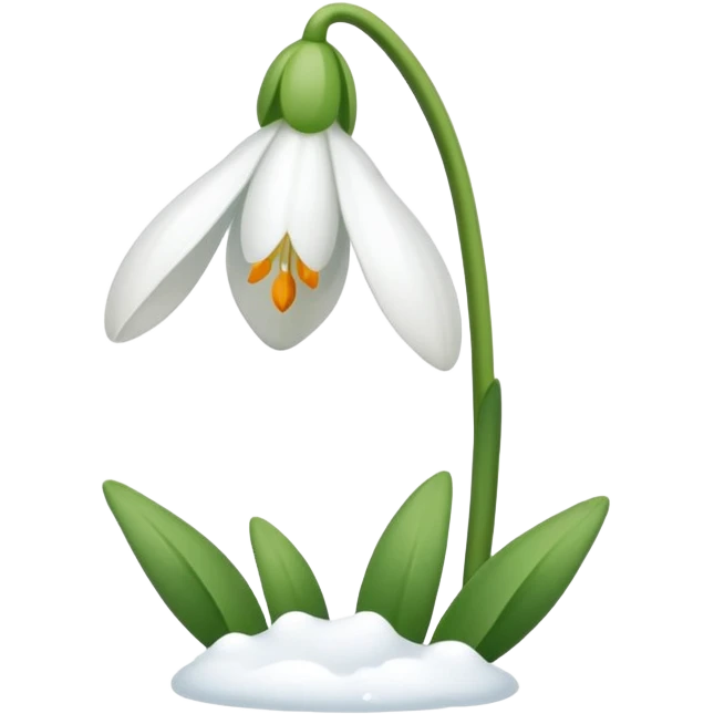 snowdrop emoji emoji