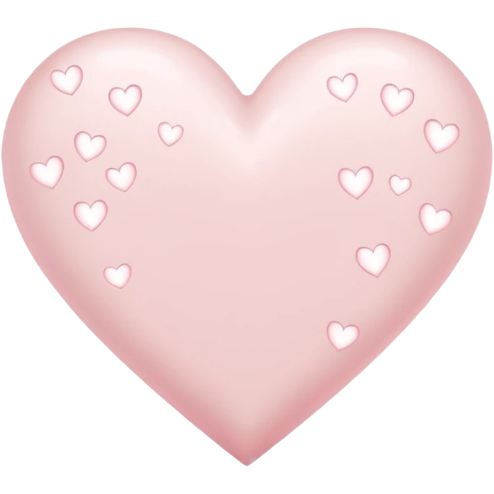 white heart emoji with subtle sakura petal texture emoji