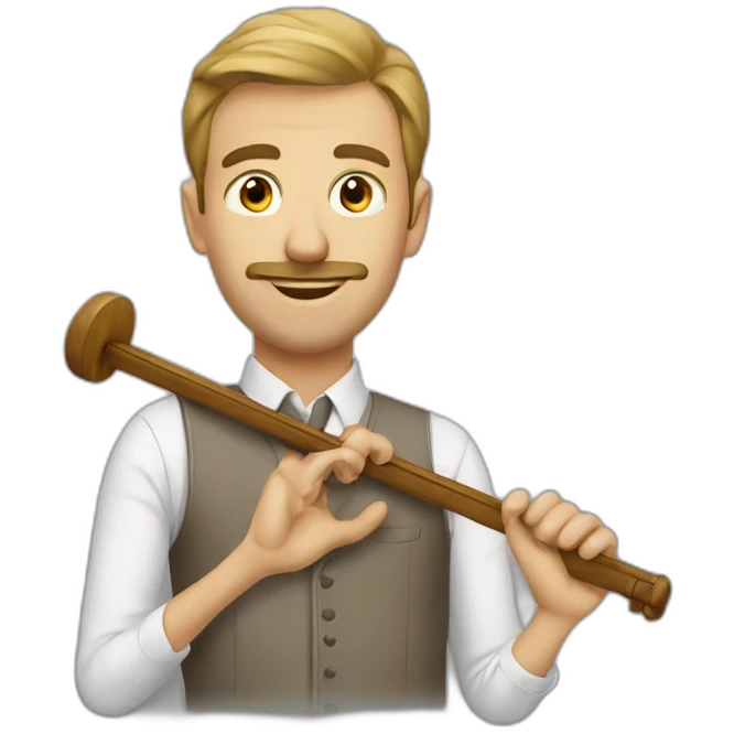 man playing crcicker emoji