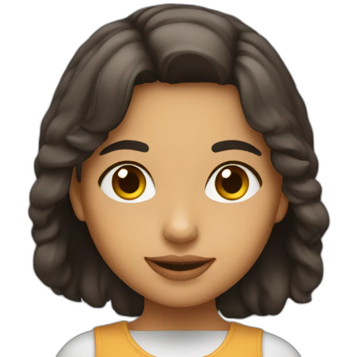 cute latina girl emoji