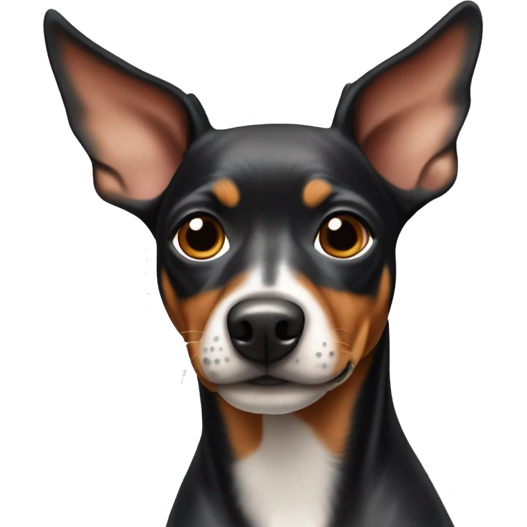 Pinscher with merle colour emoji