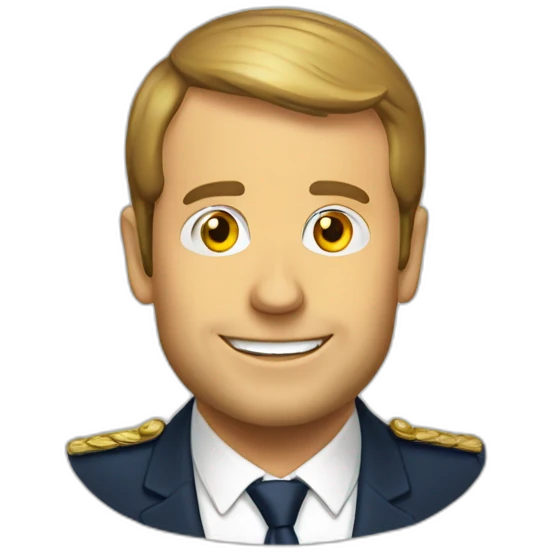 Macron bière emoji