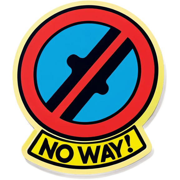 No Way! emoji