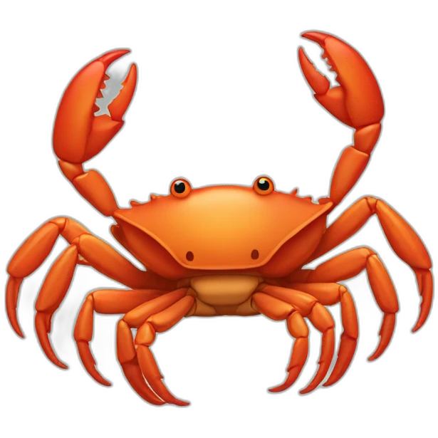 upside down crab emoji